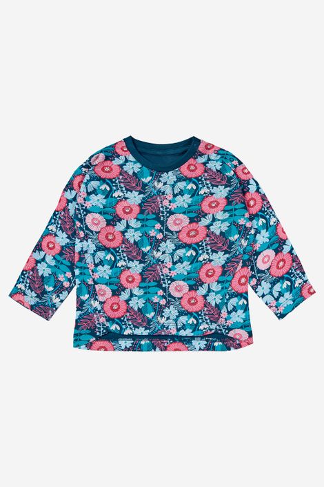 Faires Baby T-Shirt Bio-Baumwolle Blumen Muster