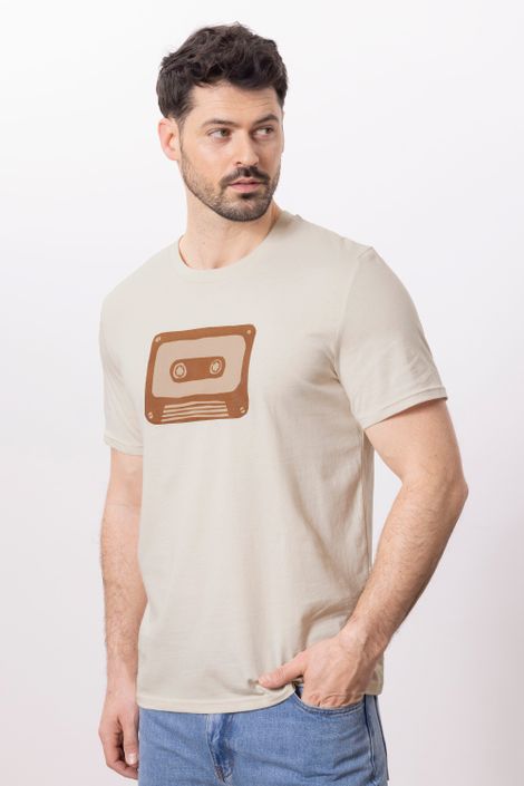 T-Shirt aus Bio-Baumwolle Cassette