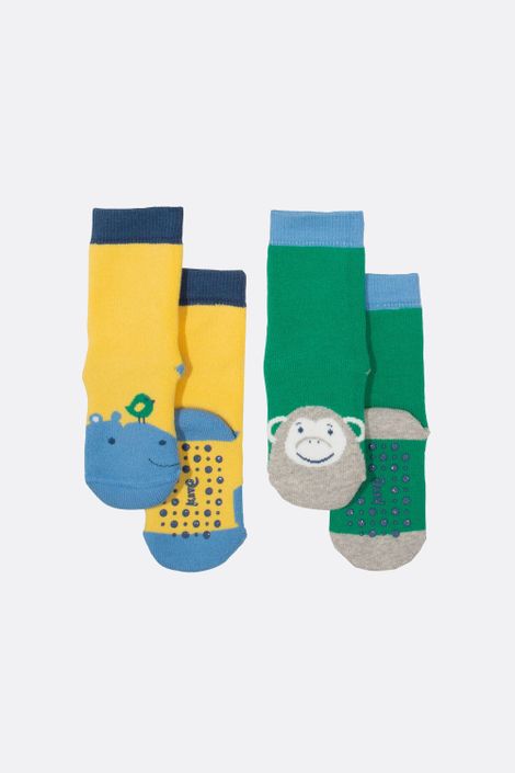 Motiv-Stoppersocken, 2er-Pack