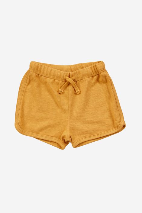 Shorts aus Bio-Baumwolle Flammé Jersey Elastikbund