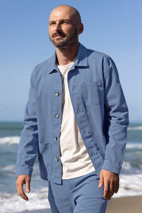 Jacke Overshirt aus Bio-Baumwolle Jeansjacke