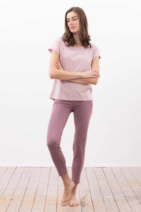 Lange Hose mit Bio-Baumwolle Yoga