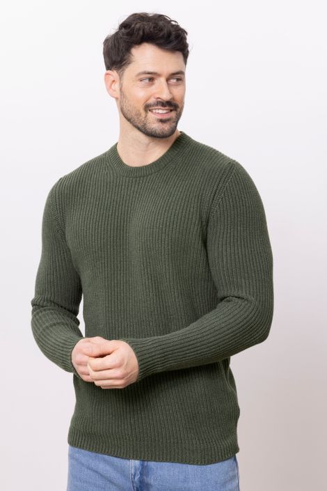 Pullover aus Bio-Baumwolle Patentstrick