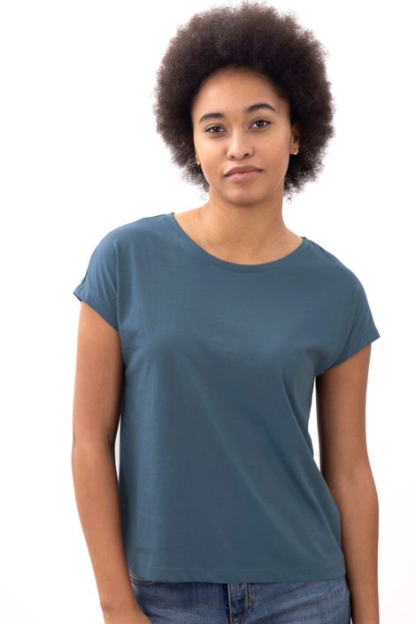 T-Shirt aus Bio-Baumwolle Yoga oversized