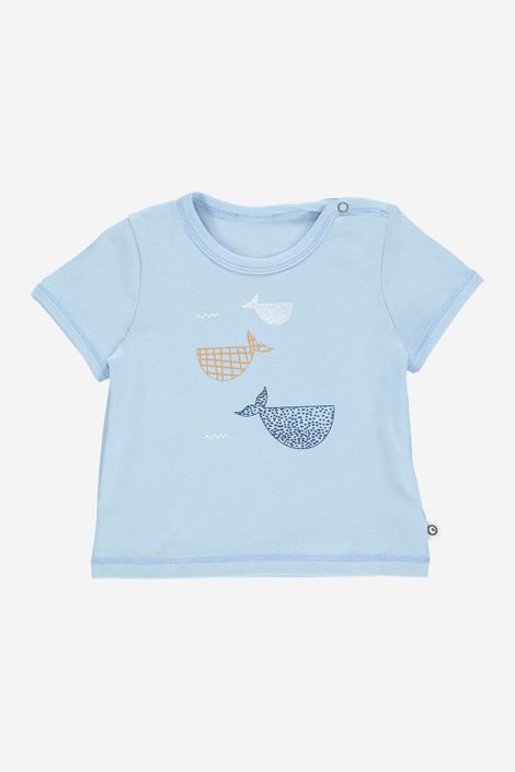 T-Shirt mit Bio-Baumwolle Wale