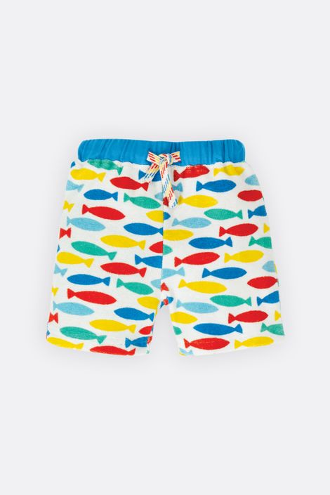 Frottee-Shorts Fische