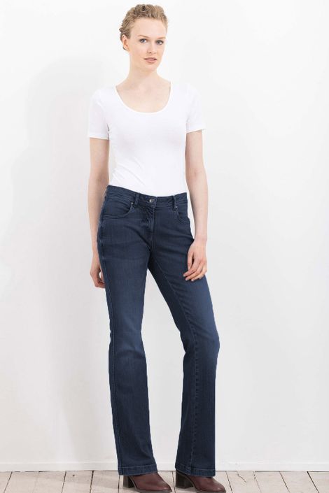 Bootcut Jeans aus Bio-Baumwolle Slim Fit