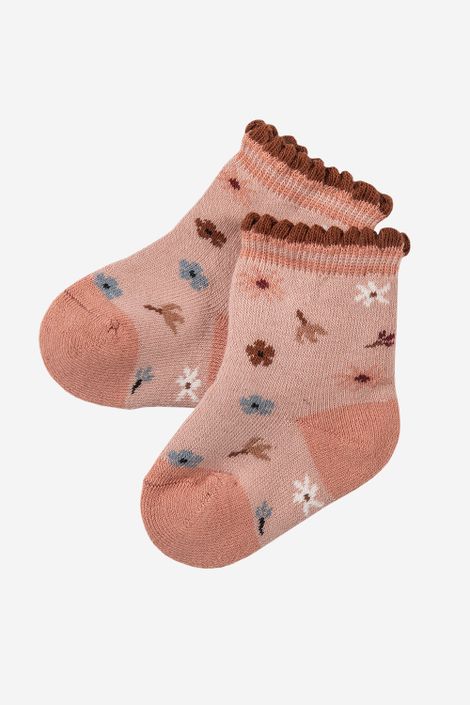 Frottee-Socken aus Bio-Baumwolle mit Motiv