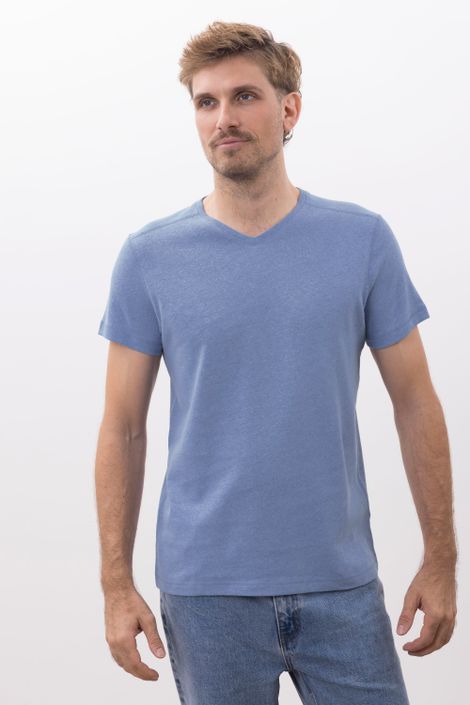 T-Shirt aus Hanf/Bio-Baumwolle Kurzarm