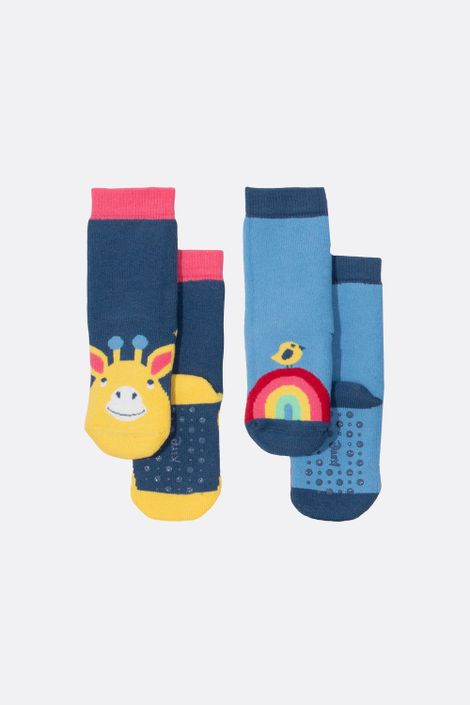 Motiv-Stoppersocken, 2er-Pack