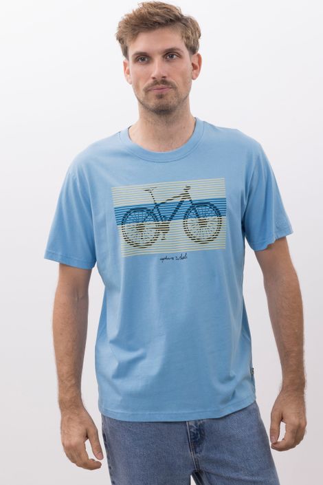 T-Shirt aus Bio-Baumwolle Bike Halbarm